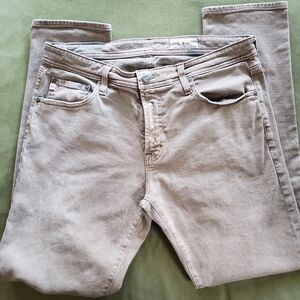 AG Adriano Goldschmied Tellis Modern Slim Tan Denim Jeans